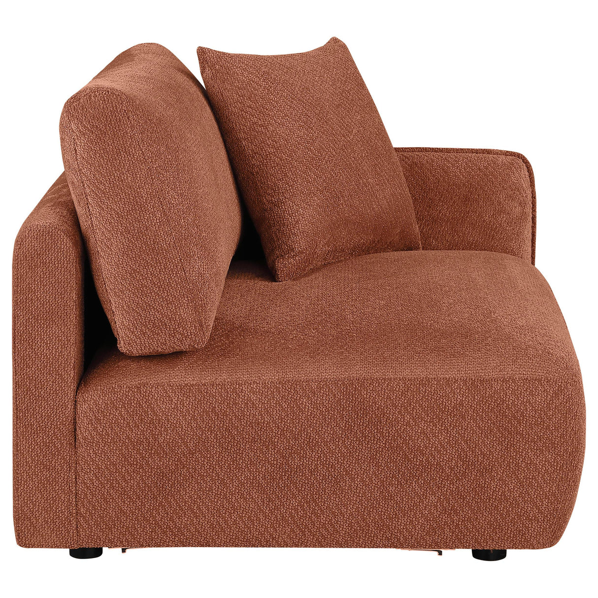 Elysia Coral Chenille Upholstered Modular RAF Chair from Coaster - Luna Furniture