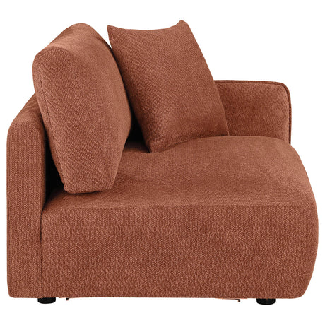 Elysia Coral Chenille Upholstered Modular RAF Chair from Coaster - Luna Furniture