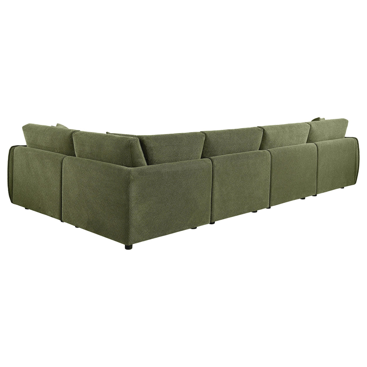 Elysia Green 5-piece Chenille Upholstered Modular Sectional Sofa from Coaster - Luna Furniture