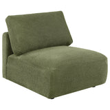 Elysia Green 5-piece Chenille Upholstered Modular Sectional Sofa from Coaster - Luna Furniture