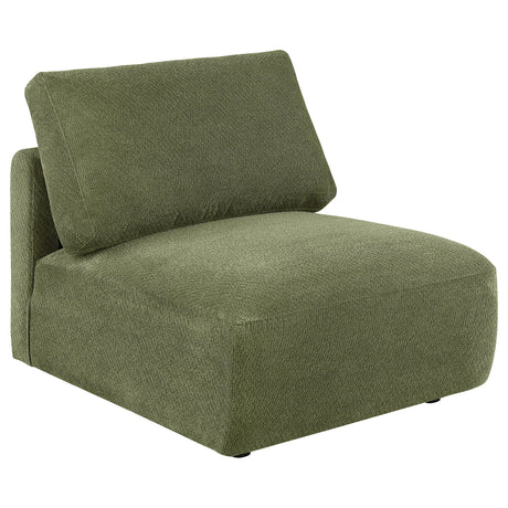 Elysia Green 5-piece Chenille Upholstered Modular Sectional Sofa from Coaster - Luna Furniture