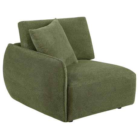 Elysia Green 5-piece Chenille Upholstered Modular Sectional Sofa from Coaster - Luna Furniture
