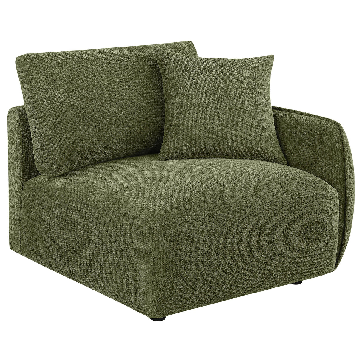 Elysia Green 5-piece Chenille Upholstered Modular Sectional Sofa from Coaster - Luna Furniture