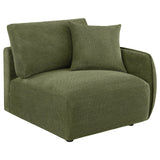 Elysia Green 5-piece Chenille Upholstered Modular Sectional Sofa from Coaster - Luna Furniture