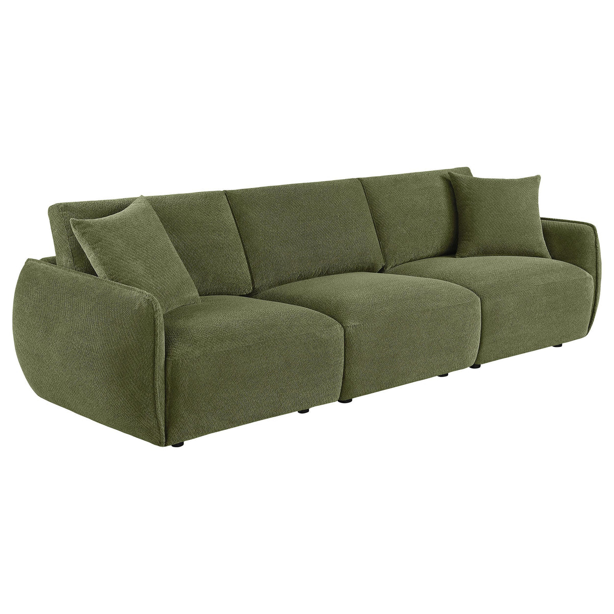 Elysia Green Chenille Upholstered Modular Lounge Sofa from Coaster - Luna Furniture