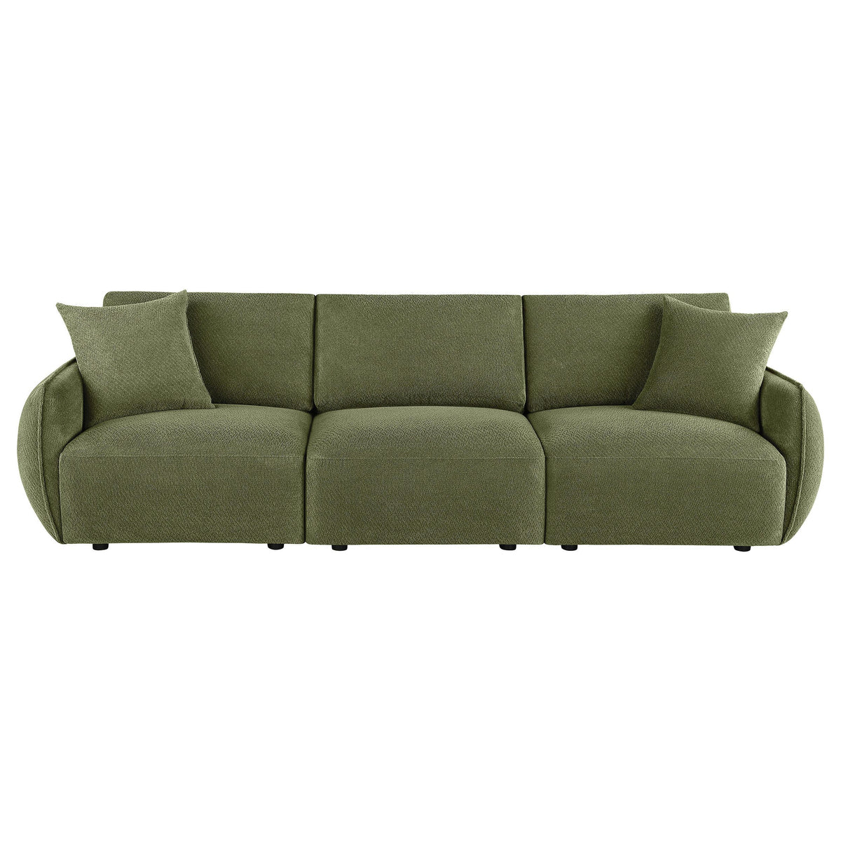 Elysia Green Chenille Upholstered Modular Lounge Sofa from Coaster - Luna Furniture