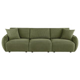 Elysia Green Chenille Upholstered Modular Lounge Sofa from Coaster - Luna Furniture