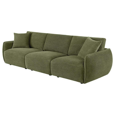 Elysia Green Chenille Upholstered Modular Lounge Sofa from Coaster - Luna Furniture