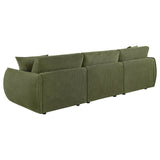 Elysia Green Chenille Upholstered Modular Lounge Sofa from Coaster - Luna Furniture