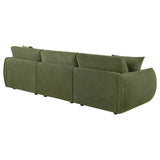 Elysia Green Chenille Upholstered Modular Lounge Sofa from Coaster - Luna Furniture