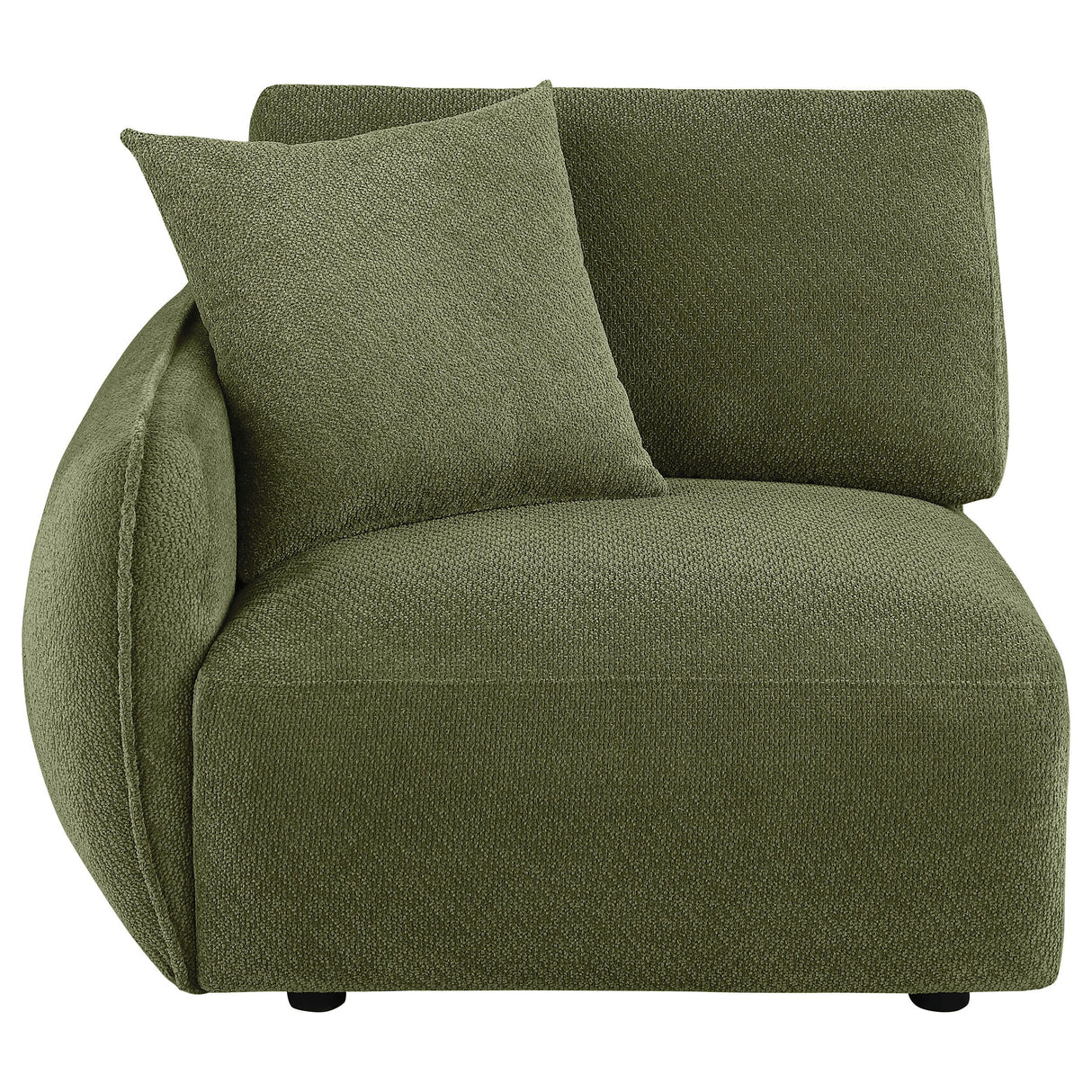 Elysia Green Chenille Upholstered Modular LAF Chair from Coaster - Luna Furniture