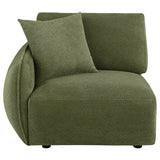 Elysia Green Chenille Upholstered Modular LAF Chair from Coaster - Luna Furniture