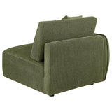 Elysia Green Chenille Upholstered Modular LAF Chair from Coaster - Luna Furniture