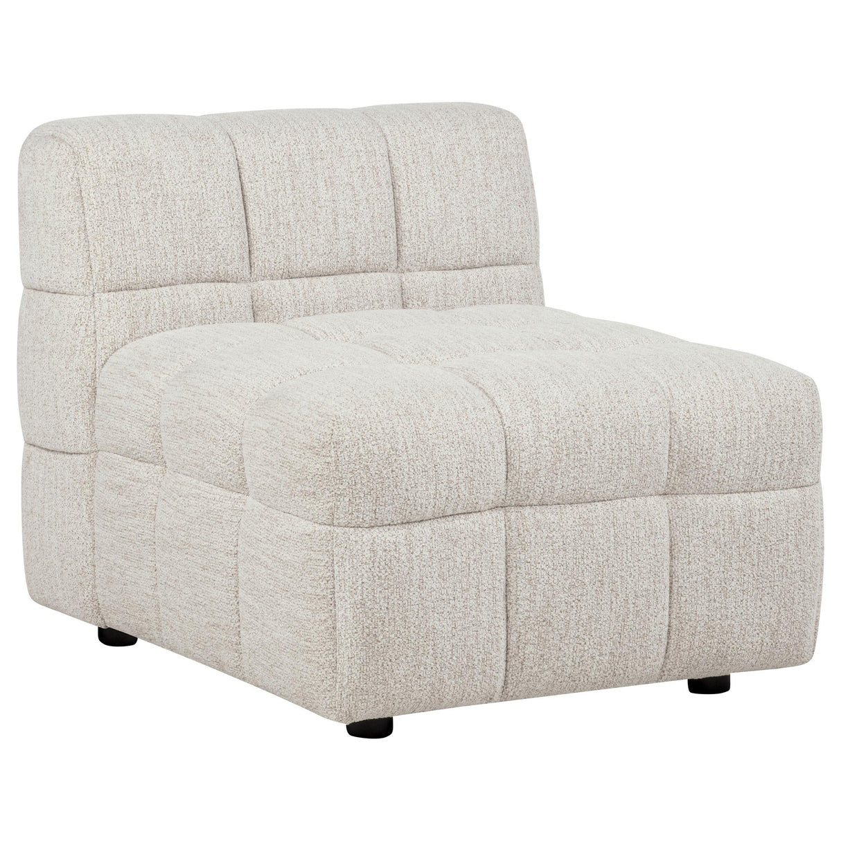 Amara Ivory 4-Piece Upholstered Sectional Sofa from Coaster - Luna Furniture
