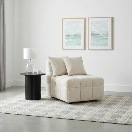 Amara Upholstered Armless Chair from Coaster - Luna Furniture