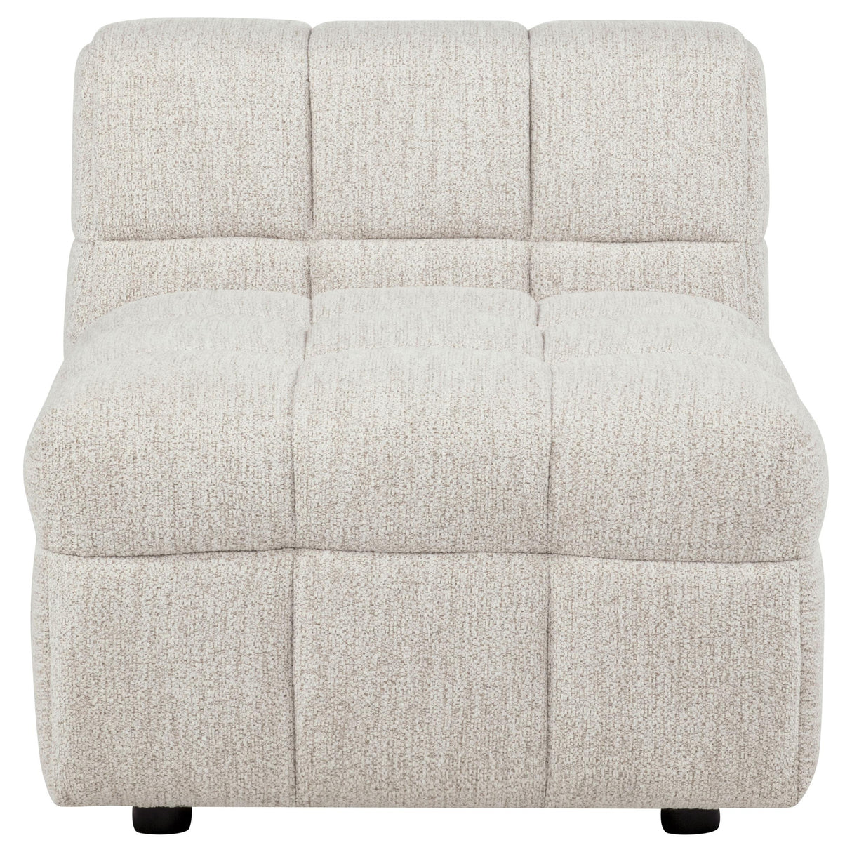 Amara Upholstered Armless Chair from Coaster - Luna Furniture