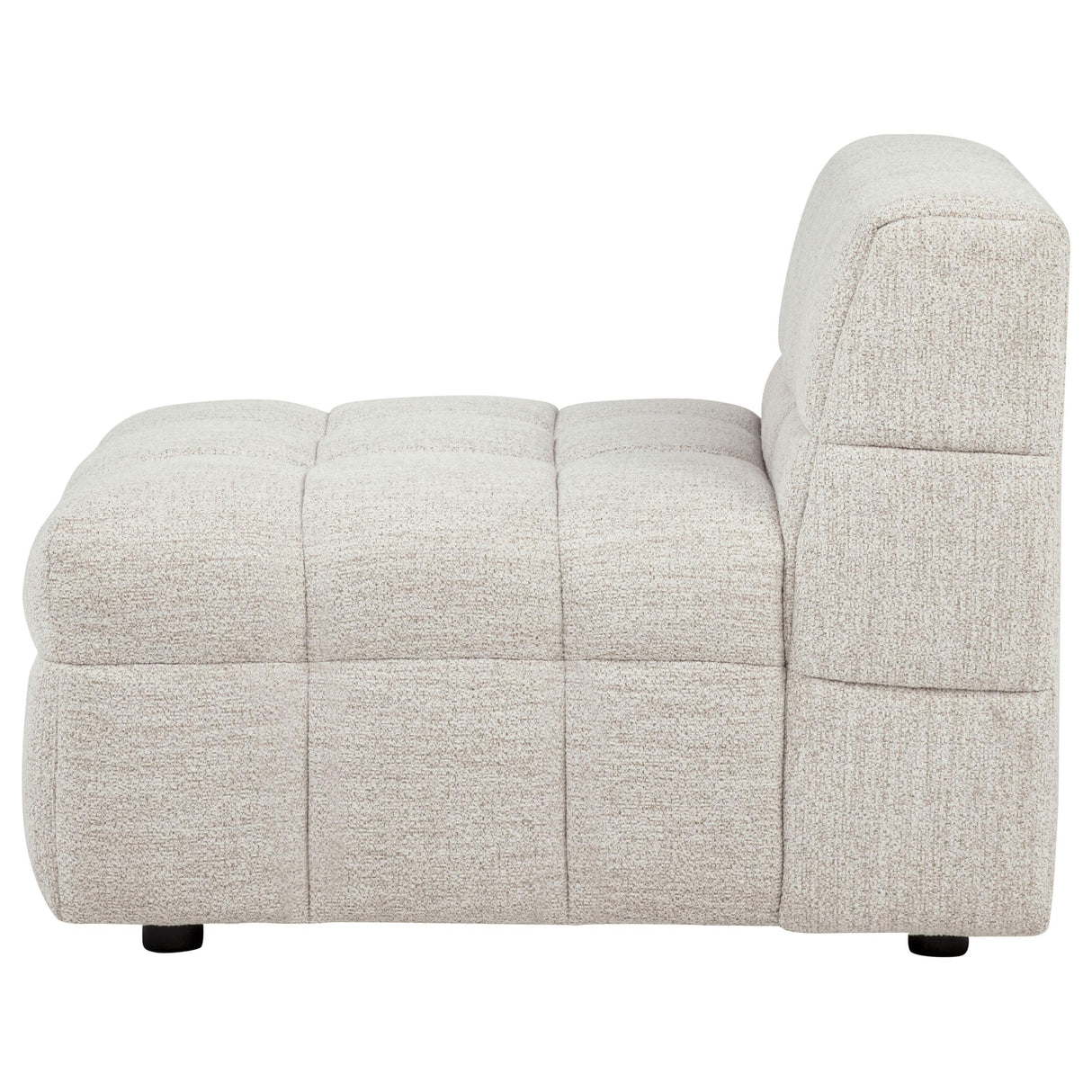 Amara Upholstered Armless Chair from Coaster - Luna Furniture