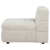 Amara Upholstered Armless Chair from Coaster - Luna Furniture
