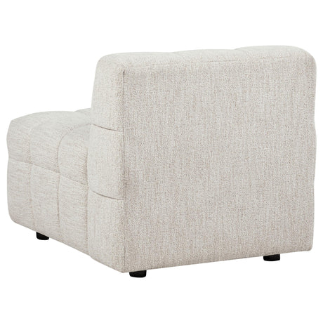 Amara Upholstered Armless Chair from Coaster - Luna Furniture