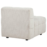 Amara Upholstered Armless Chair from Coaster - Luna Furniture