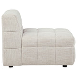 Amara Upholstered Armless Chair from Coaster - Luna Furniture