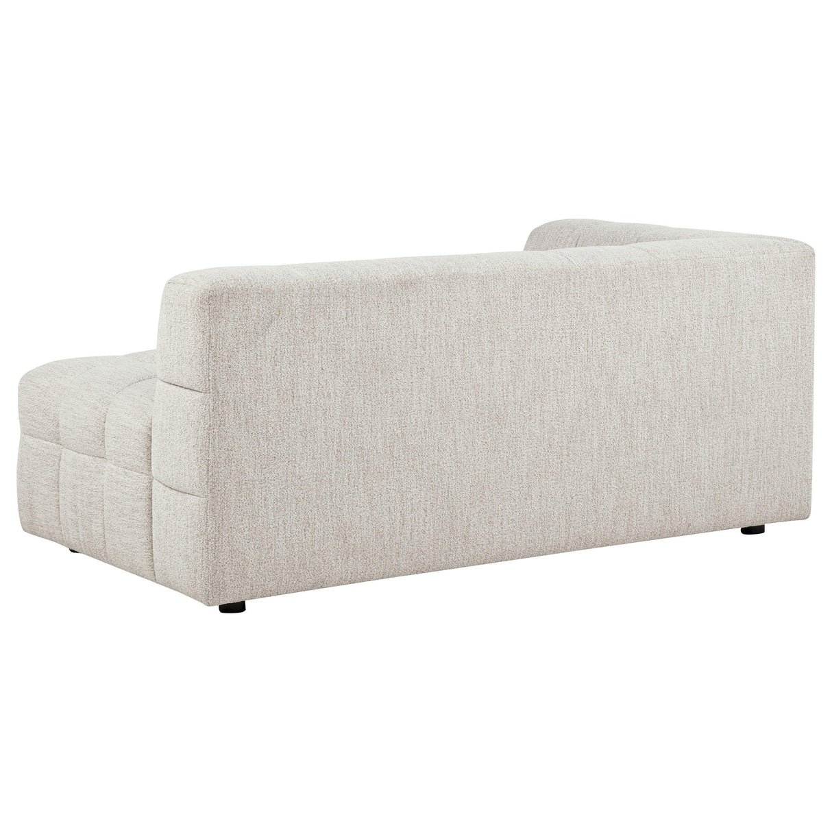 Amara Ivory Upholstered LAF Loveseat from Coaster - Luna Furniture