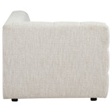Amara Ivory Upholstered LAF Loveseat from Coaster - Luna Furniture
