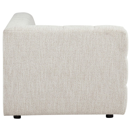 Amara Ivory Upholstered LAF Loveseat from Coaster - Luna Furniture