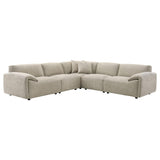 Crane Beige 5-Piece Modular Sectional Sofa from Coaster - Luna Furniture