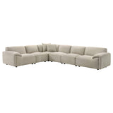 Crane Beige 6-Piece Modular Sectional Sofa from Coaster - Luna Furniture