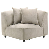 Crane Beige Modular Corner Chair from Coaster - Luna Furniture