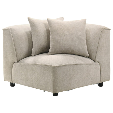Crane Beige Modular Corner Chair from Coaster - Luna Furniture