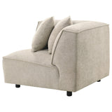 Crane Beige Modular Corner Chair from Coaster - Luna Furniture