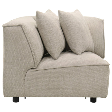 Crane Beige Modular Corner Chair from Coaster - Luna Furniture