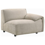 Crane Beige Modular RAF Chair from Coaster - Luna Furniture