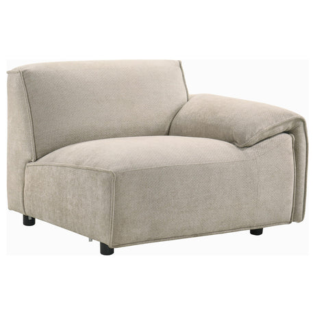 Crane Beige Modular RAF Chair from Coaster - Luna Furniture