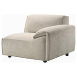 Crane Beige Modular RAF Chair from Coaster - Luna Furniture