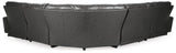 Samperstone Gray 6-Piece Power Reclining Sectional from Ashley Furniture - Luna Furniture
