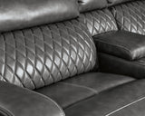 Samperstone Gray 6-Piece Power Reclining Sectional from Ashley Furniture - Luna Furniture