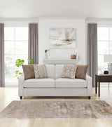 Christine Beige Upholstered Cushion Back Sofa from Coaster - Luna Furniture