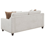 Christine Beige Upholstered Cushion Back Sofa from Coaster - Luna Furniture