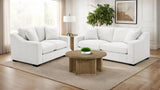 Ashlyn Sand Fabric Upholstered Track Arm Sofa from Coaster - Luna Furniture