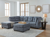 Marleton Denim 2-Piece Sectional with Ottoman from Ashley Furniture - Luna Furniture