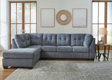 Marleton Denim 2-Piece LAF Chaise Sectional from Ashley Furniture - Luna Furniture