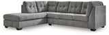 Marleton Gray 2-Piece LAF Chaise Sectional from Ashley - Luna Furniture
