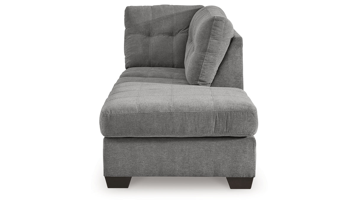 Marleton Gray 2-Piece Sectional and Ottoman from Ashley - Luna Furniture