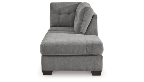 Marleton Gray 2-Piece Sectional and Ottoman from Ashley - Luna Furniture