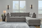 Marleton Gray 2-Piece Sectional and Ottoman from Ashley - Luna Furniture