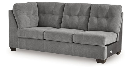 Marleton Gray 2-Piece Sectional and Ottoman from Ashley - Luna Furniture