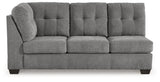 Marleton Gray 2-Piece Sectional and Ottoman from Ashley - Luna Furniture
